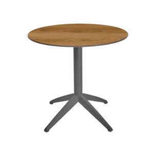 Стіл QUATRO FIX ø 80 ANTRACITE-DARK OAK